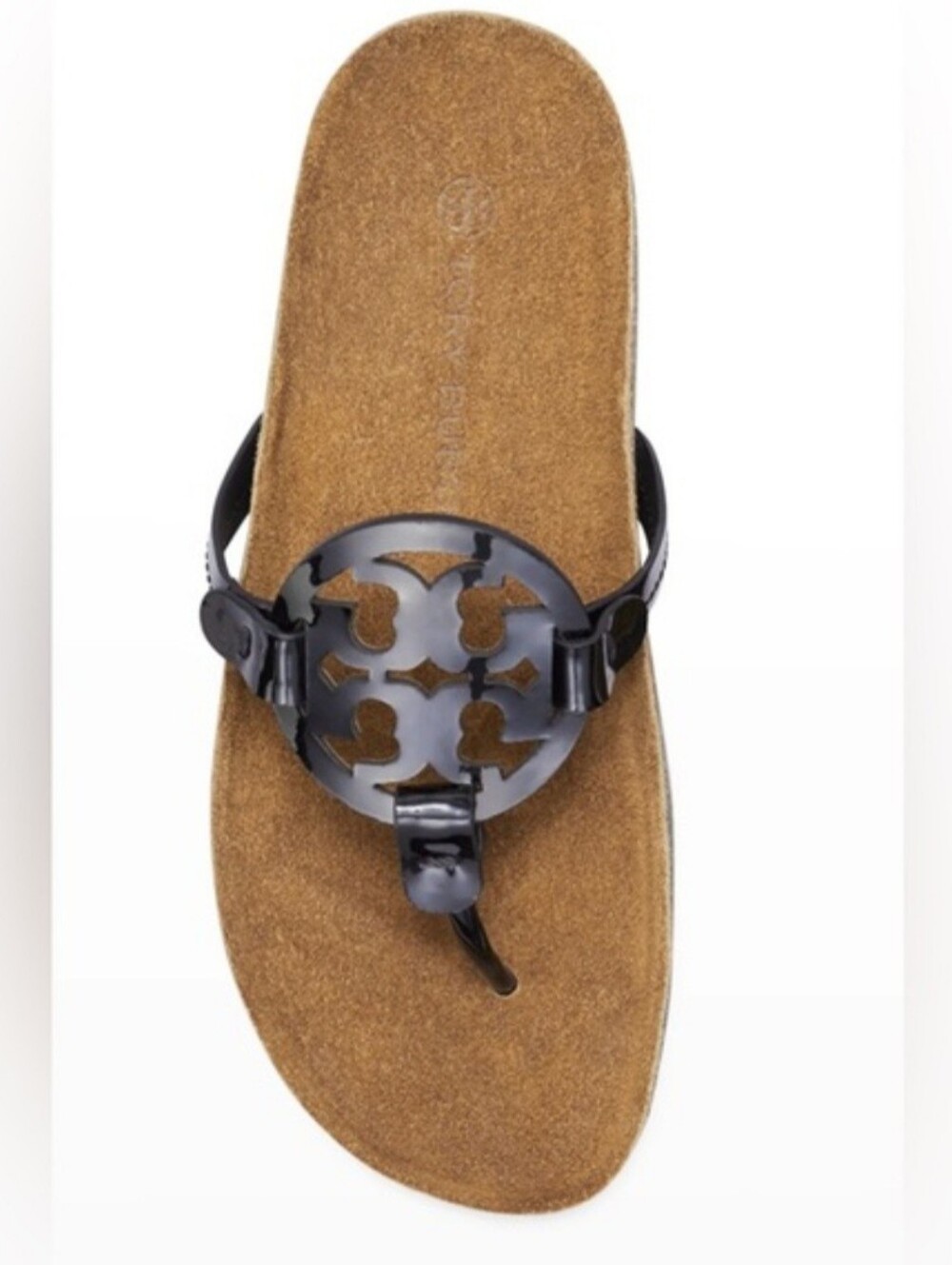 Tory Burch Miller Cloud Patent Leather Cork Sandal Sz 9